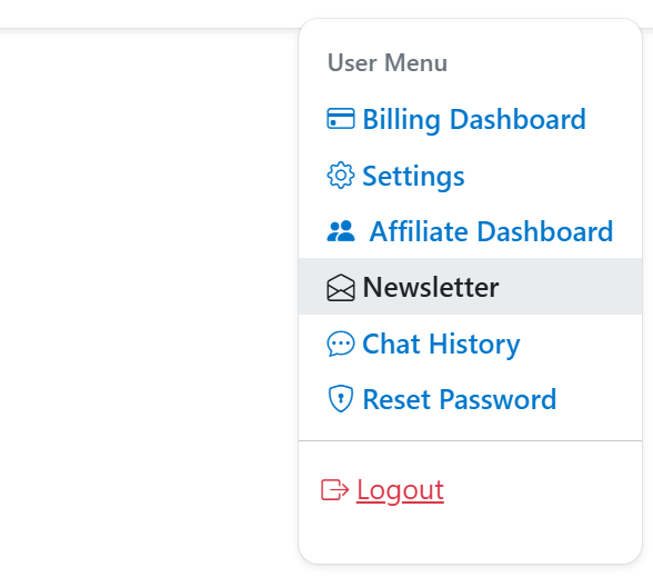 Newsletter Archive — SellerVisor screenshot