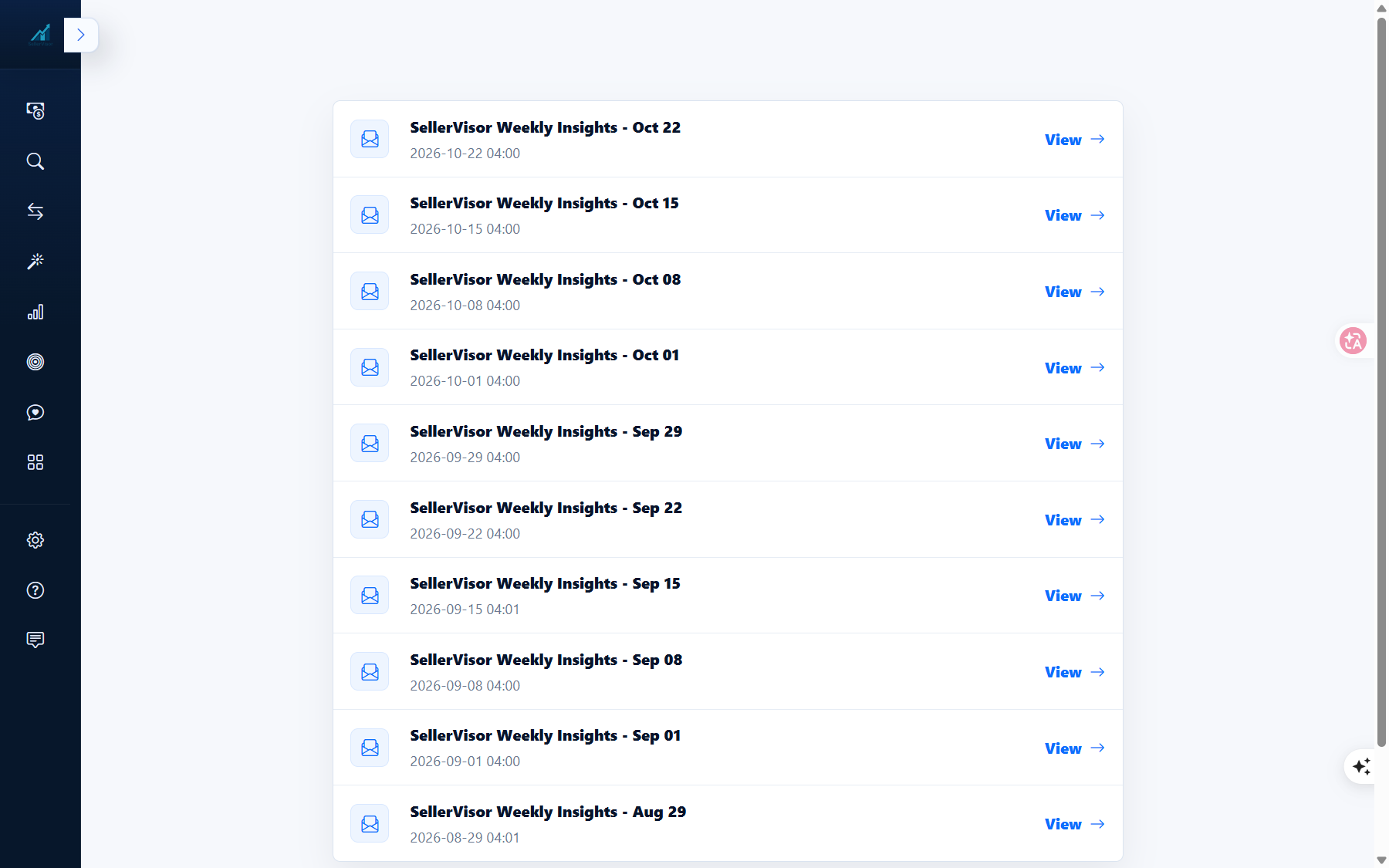Newsletter History