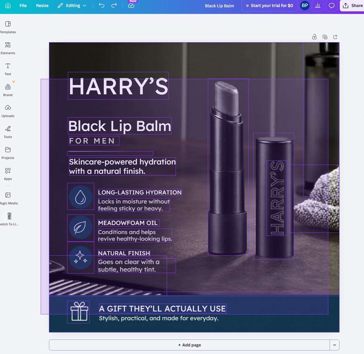 AI product images can now be edited.