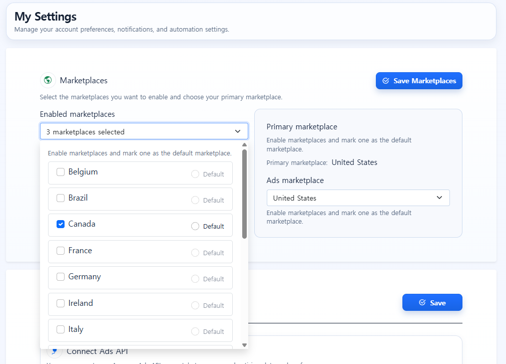 SellerVisor Global Marketplace Update Notice